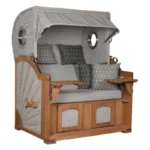 devries Strandkorb Pure Aruba xl, Rope ivory