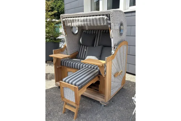 devries Strandkorb Pure Aruba XL, mit exklusiver Kissenausstattung, 3 devries Strandkorb Pure Aruba XL, mit exklusiver Kissenausstattung, 3