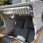 devries Strandkorb Pure Aruba XL, mit exklusiver Kissenausstattung, 2