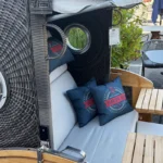 deVries Strandkorb Pure Sailor XL, mit Kissenausstattung, Bild 2