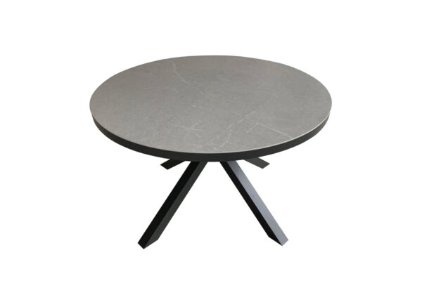 de Vries Tisch Livingston de Vries Tisch Livingston, runde Tischplatte, Ansicht von oben