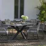 deVries gartenstuhl Adora, an Tisch Livingston