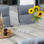 deVries Tisch Montana, Detail Tischplatte