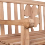 deVries Bank Woodie mit Kleeblatt, Detailaufnahme