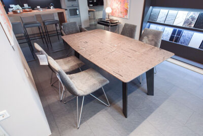 Draenert Esstisch Fontana, mit Steinplatte