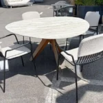 Draenert Tisch Trilope, Stuhl Lou, aus unserer Ausstellung, Bild 1