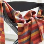 Eagle Products Plaid Sevilla auf schwarzem Stuhl