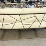 Fischer Möbel Sofa und Hocker Aura, Ansicht von hinten