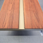 Form exclusiv Esstisch tRail, Detailansicht Profil in der Platte