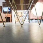 Form exclusiv Esstisch tRail, Detailansicht Gestell