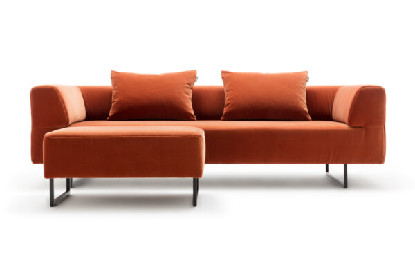 freistil by Rolf Benz Sofa 185 freistil by Rolf Benz Sofa 185, Stoffbezug, mit Hocker