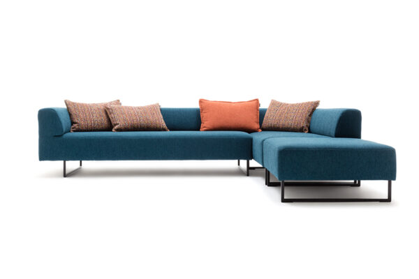 freistil by Rolf Benz Sofa 185 freistil by Rolf Benz Sofa 185, blauer Stoffbezug