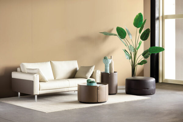 FSM Sofa Flair FSM Sofa Flair, heller Lederbezug