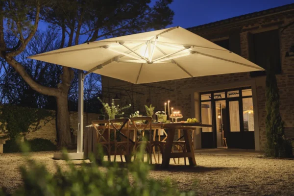 Glatz Sonnenschirm Ambiente Nova Glatz Sonnenschirm Ambiente Nova, mit Beleuchtung