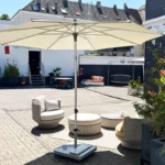 Glatz Sonnenschirm Alu Smart, Farbe pale grey , Bild 1