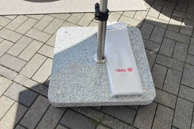 Glatz Sonnenschirm Alu Smart, Farbe pale grey , Bild 3