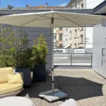 Glatz Sonnenschirm Alu Smart, Farbe pale grey , Bild 4