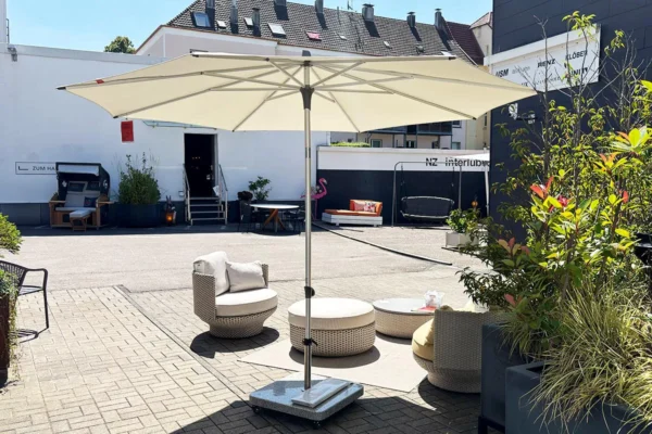 Glatz Sonnenschirm Alu Smart, Farbe pale grey , Bild 1 Glatz Sonnenschirm Alu Smart, Farbe pale grey , Bild 1