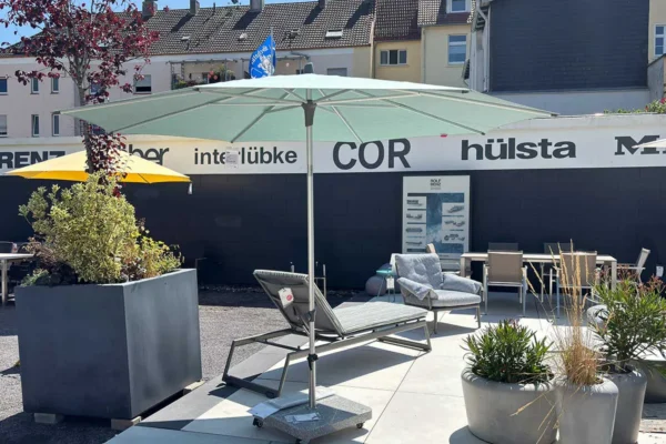 Glatz Sonnenschirm Alu Smart, Farbe Ocean, Bild 1
