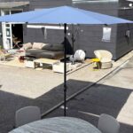 Glatz Sonnenschirm Smart, Farbe Cobalt, 240 x 240 cm, Bild 1