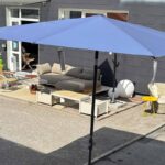 Glatz Sonnenschirm Smart, Farbe Cobalt, 240 x 240 cm, Bild 2