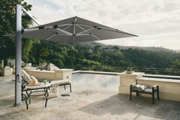 Glatz Sonnenschirm Ambiente Nova Glatz Sonnenschirm Ambiente Nova, graue Bespannung