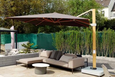 Glatz Sonnenschirm Aura, Farbe maroon, Bild 1