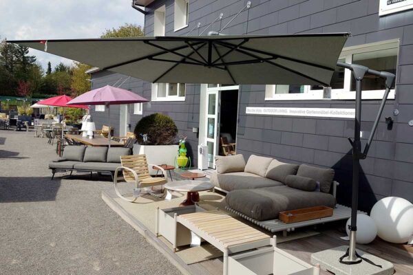 Glatz Sonnenschirm Sunwing Casa, Farbe Olive, Bild 1