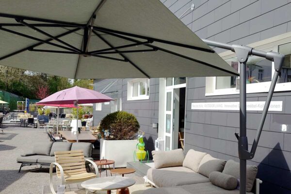 Glatz Sonnenschirm Sunwing Casa, Farbe Olive, Bild 2 Glatz Sonnenschirm Sunwing Casa, Farbe Olive, Bild 2