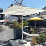 Glatz Sonnenschirm twist, Farbe weiß, Bild 1
