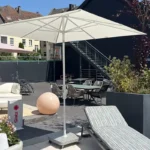 Glatz Sonnenschirm twist, Farbe weiß, Bild 4