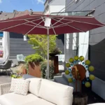 Glatz Sonnenschirm Twist, Farbe Merlot