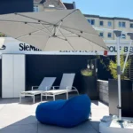 Glatz Sonnenschirm Sunwing Casa, Farbe Smoke, Bild 1