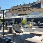 Glatz Sonnenschirm Sunwing Casa, Farbe Taupe, Bild 3