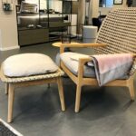 Gloster Sessel und Hocker Kay