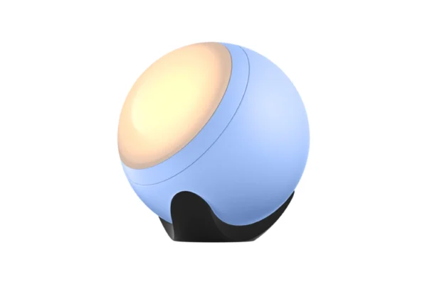 Grau Tischleuchte Falling in Love, Variante Light Blue Grau Tischleuchte Falling in Love, Variante Light Blue