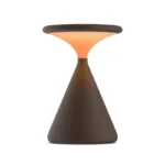 Grau Tischleuchte Salt, Farbe chocolate