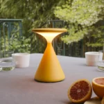 Grau Tischleuchte Salt, Farbe sun orange