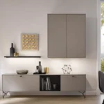 Hochwertige Häcker Küche Systemat AV 2040 und AV 6000, Sideboard und Hängeelement