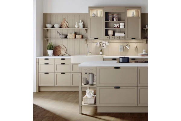 Gemütliche Landhausküche von Häcker: concept130 Bristol, Farbe umbra natur, Bild 3 Gemütliche Landhausküche von Häcker: concept130 Bristol, Farbe umbra natur, Bild 3