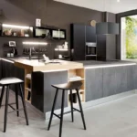 Häcker Küche concept130 comet, Spachtelbeton graphit