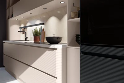 Hochwertige Häcker Küche concept130 Uno, grifflos