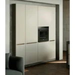 Funtionale Häcker Küche Systemat AV 5015, Sandbeige, Schränke