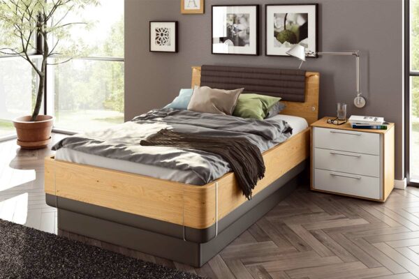 Hülsta Multi-Bed, Kopfteil A, Bettumrandung Holz