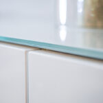 hülsta Highboard Neo, Lack weiß, Abdeckplatte