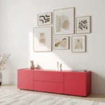 Interlübke Sideboard Start, Farbe Fuchsia