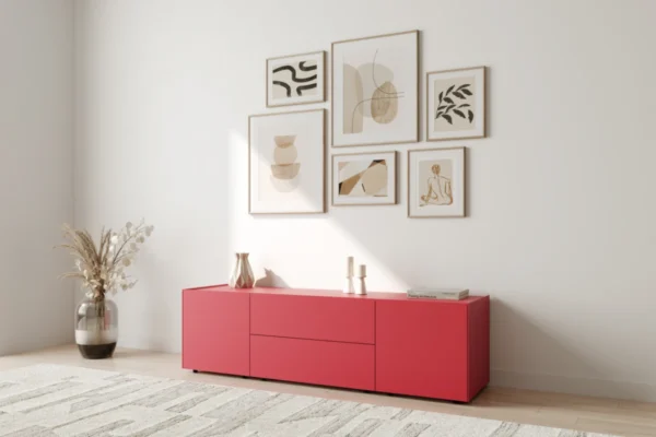 Interlübke Sideboard Start, Farbe Fuchsia