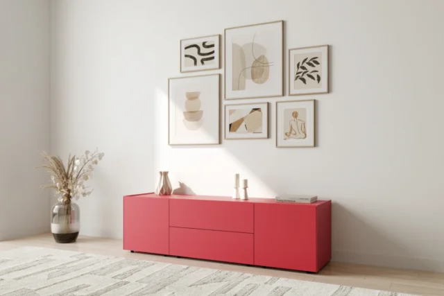 Interlübke Sideboard Start, Farbe Fuchsia