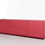 Interlübke Sideboard Start, Farbe Fuchsia, freigestellt