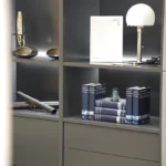 interlübke Wohnwand studimo, Mattlack anthrazit, 12
